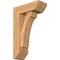 Ekena Millwork Legacy Slat Smooth Bracket w/ Offset Brace, Western Red Cedar, 5 1/2"W x 14"D x 22"H BKT0604X14X22LEC06SWR - alternate 1